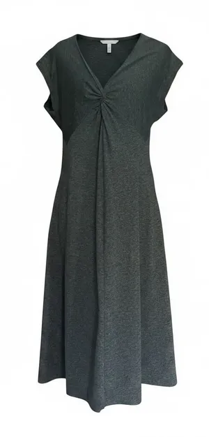 Patagonia Seabrook Bandha Dress Medium Forge‎ Grey Heather Knit Capsleeve 58731 thumbnail 1