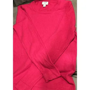 J.Crew Teddie Sweater Womens‎ Size S Pink crewneck pullover wool cotton blend thumbnail 9