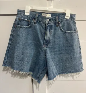 Abercrombie Loose High-Rise Shorts thumbnail 1