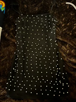 Pearl Dress Black thumbnail 5