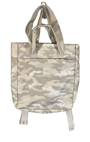 VS Pink Gray Camouflage Convertible Tote School Gym Backpack Women thumbnail 1
