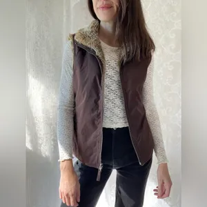 Gap Women's Brown Gilet thumbnail 10