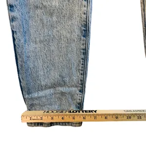 Levis‎ Premium Wedgie Straight Leg Jeans Acid Wash Light Blue Denim 27 High Rise thumbnail 11