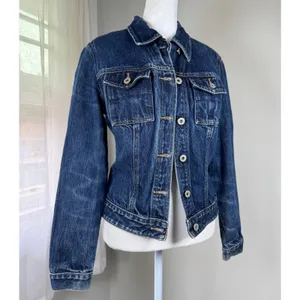 Vintage Y2K Guess Dark Wash Jean Jacket thumbnail 3