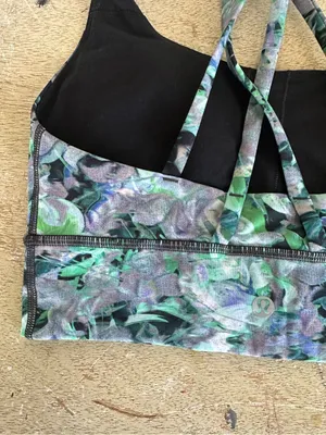Lululemon Energy Long Line Bra in Rapid Flourish Multi thumbnail 7