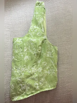 Midnight Sky Floral Green Top thumbnail 3