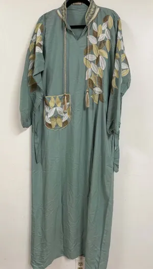 Traditional Jalabiya (Kaftan Abaya Style Maxi Long Dress Size XL thumbnail 1