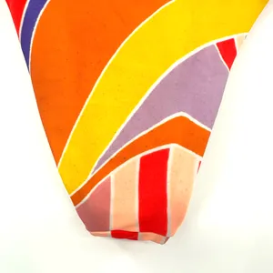 Aerie size Small‎ bathing suit bikini bottoms cheeky high cut yellow orange pink thumbnail 3