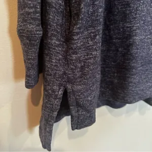 Aerie Just Add Leggings Cowl Neck Tunic Top Women's‎ Medium Heather Blue Casual thumbnail 4