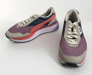 Puma Cruise Rider Sneakers Womens 8M Low Top Shoes Purple Orange Blue thumbnail 1