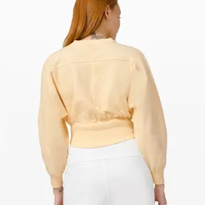 Lululemon LA Ribbed Waist‎ Long Sleeve Shirt Size 10 C16 thumbnail 3