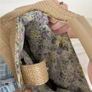 Vintage Victoria’s Secret Woven Floral Bag thumbnail 8