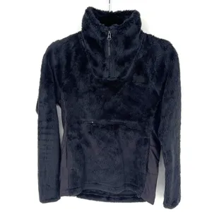 The North Face Osito Sport Hybrid 1/4 Zip Fleece Women's XS‎ Black Cozy Pullover thumbnail 5