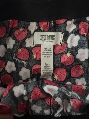 Pink sleep shorts thumbnail 3