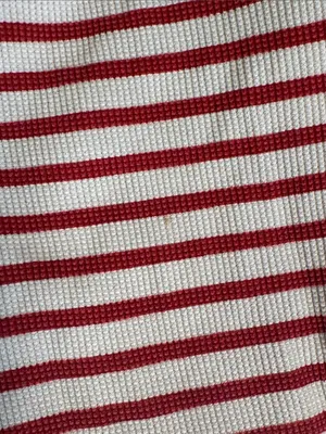 Beach Riot‎ Striped Wide-Leg Lounge Pants - Red and White thumbnail 4