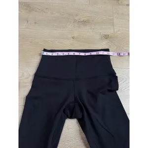 Lululemon Wunder Under High Rise Leggings Black Luon Full Length Size 6 Training thumbnail 7
