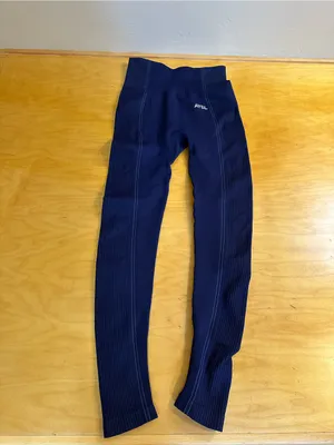 AYBL Reflex Seamless High Waisted Dark Blue Leggings XS thumbnail 3