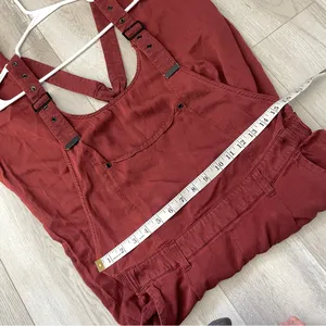 Free People Overalls Jumpsuit utility tback womens Red (xsmall) boho casual thumbnail 4