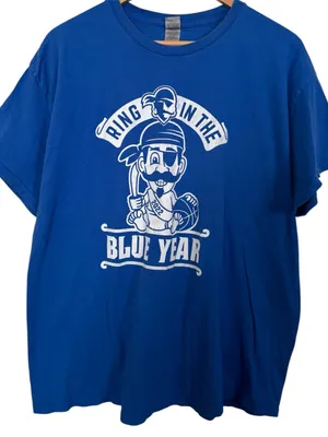 💥 Seton Hall Basketball “Ring in the Blue Year” 2022 Tee thumbnail 2