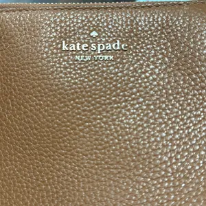 Kate Spade Leather Crossbody Purse Brown thumbnail 5