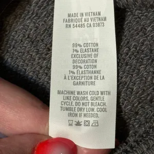 Aerie Easy Street Oversized Sweatshirt Gray Medium thumbnail 10