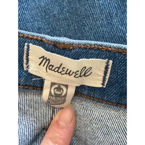 Madewell Stovepipe High Rise Straight Leg Jeans Seaside Wash Blue Size 25 NF121 thumbnail 5