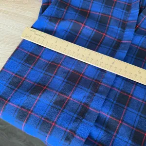 Tuckernuck XS Blue Plaid Puff Shoulder Flannel Shirt Saranac Western Country thumbnail 8