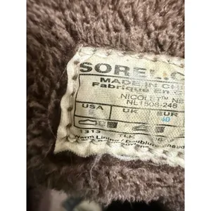 Sorel Nicolette Waterproof Brown Suede Thinsulate Fur Ankle Boots NL1508-248 thumbnail 8