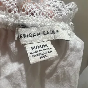 American Eagle Women's Off-Shoulder Lace Blouse White Size M thumbnail 6