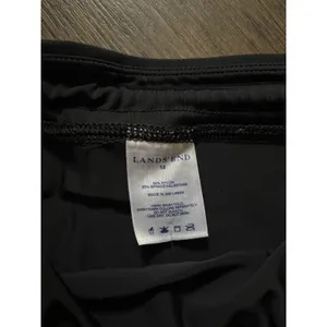 LANDS END Aqua Terra Swim Shorts w attached Bikini Panty Black Size 12 thumbnail 6
