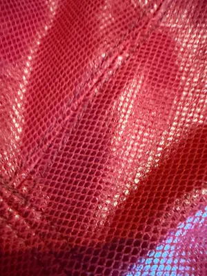 Nasty Gal Shimmering Red Faux-Leather Scoop Mini Dress thumbnail 4