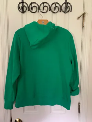 The North Face Kelly Green Hoodie Sweatshirt thumbnail 6
