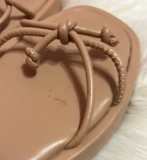 Torrid Tie Ankle Strappy Flatform Sandal Nude. Size 8.5 WW thumbnail 10