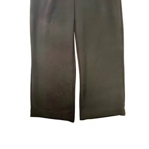 Abercrombie &‎ Fitch Black Wide Leg Pleated Trousers High Rise Size 8 29 Pants thumbnail 4