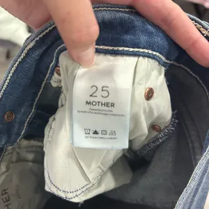 MOTHER Rascal Ankle Straight Leg Fray Field of Dreams Jeans Size 25 thumbnail 4