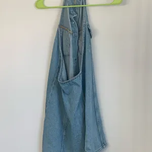 Zara Sky Blue Denim Dress thumbnail 2