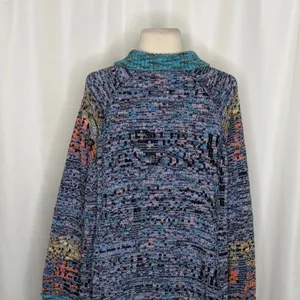 FREE PEOPLE‎ Seasons Of Sun Mini Collared Pullover Knit Sweater Dress Small thumbnail 10