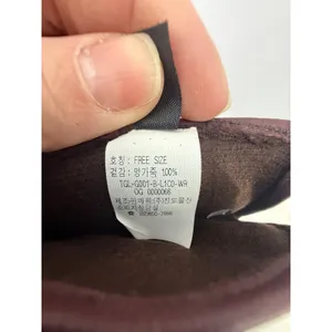 Jindo Fashion Burgundy Leather Gloves Size 44 Made in Korea thumbnail 3