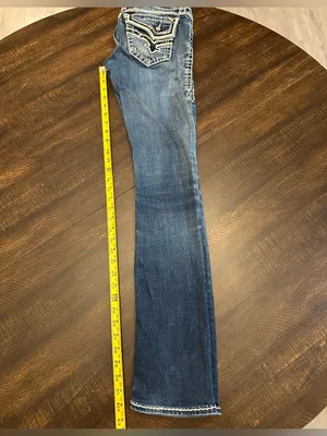 Rock Revival Women’s Kai Straight Leg Jeans-Size 26x32 thumbnail 5