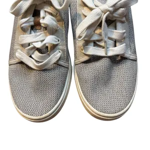 OluKai Pehuea Li Shoes Womens Size 10 Gray White Knit‎ Lace Up Casual 20379-2020 thumbnail 2