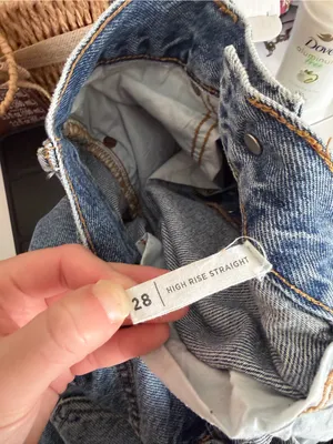 PacSun Light Blue high rise Straight-Leg Distressed Jeans thumbnail 5