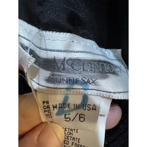 Jessica McClintock Gunne Sax Black Velvet Cocktail Dress Size 5/6 thumbnail 5