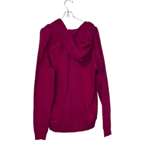 Gymshark Women's Jacket Full‎ Zip Training Hooded Fleece Athletic Gym Red Large thumbnail 10