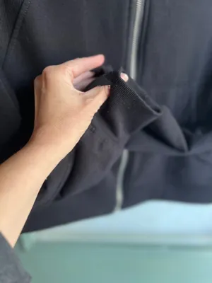Danskin Jacket Zip-Up Athletic Black L  thumbnail 5