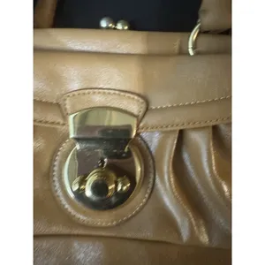 ALDO tan leather shoulder bag purse classic thumbnail 4