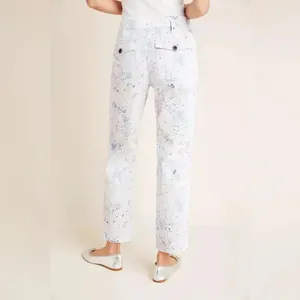 Anthropologie The Wanderer watercolor cargo pants thumbnail 2