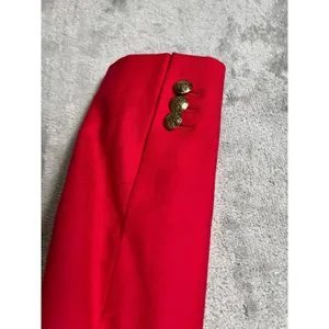 J.Crew Schoolboy Red Wool Blend Blazer Gold Button Preppy Academia Career 2 Tall thumbnail 7