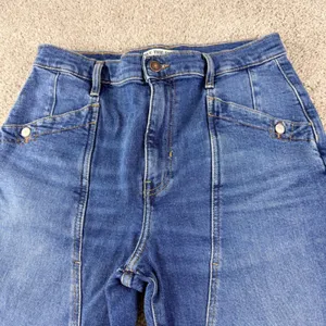 We‎ The Free Beacon Jeans Womens 30 High Rise Straight Leg Stretch Denim Blue thumbnail 3