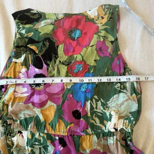 Anthropologie Tracy Reese Faux Wrap Dress Floral Ruffle‎ Boho Festival Wedding S thumbnail 10