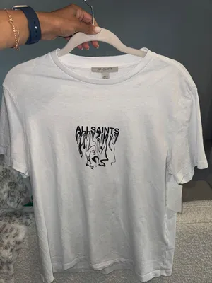 AllSaints Oversized Logo Tee Shirt thumbnail 1